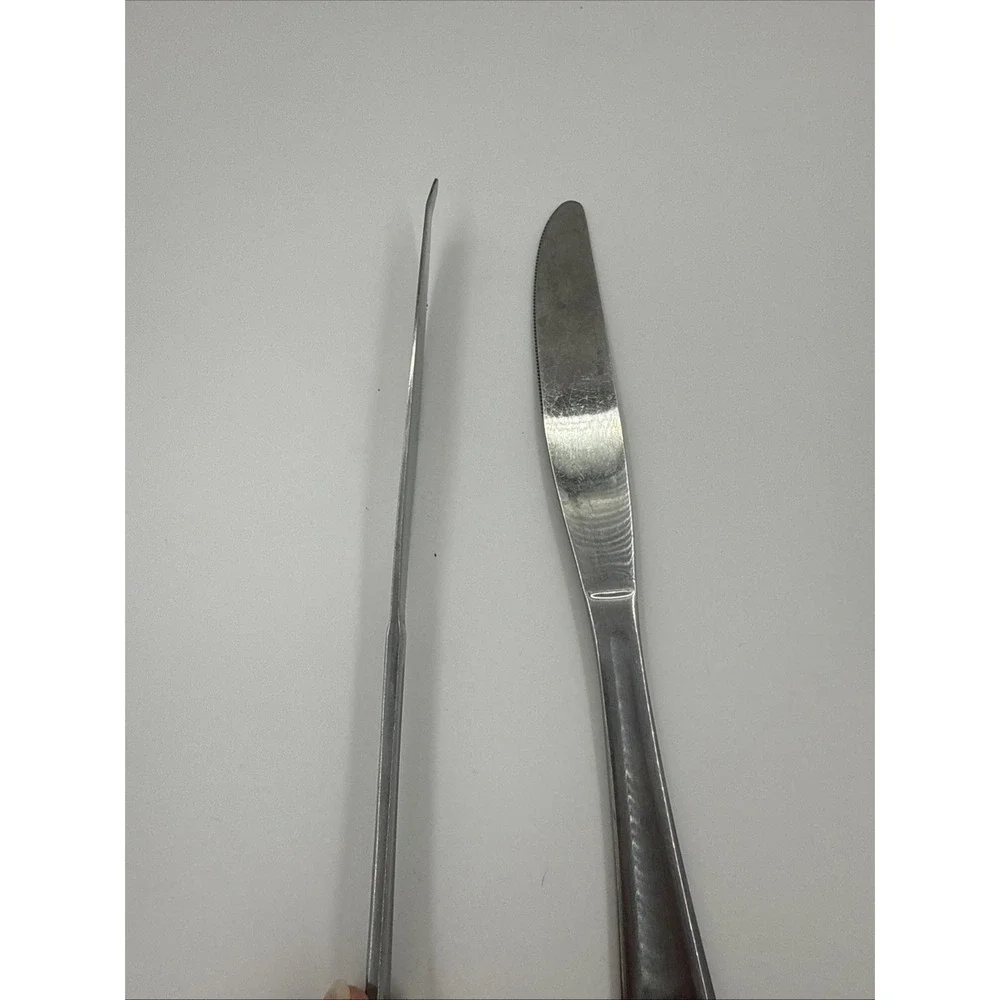 Lot‎ Of 2 Hampton Silversmiths Stainless Steel Butter Knives Replacement